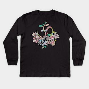 OM symbol Kids Long Sleeve T-Shirt